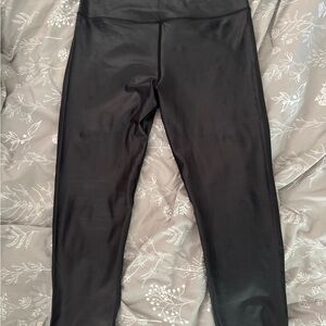 ZYIA Black Shiny Leggings Full Length